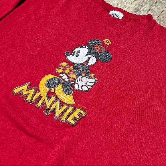 Vintage Disney Mickey & Co Minnie Red Sweater - Picture 2 of 7